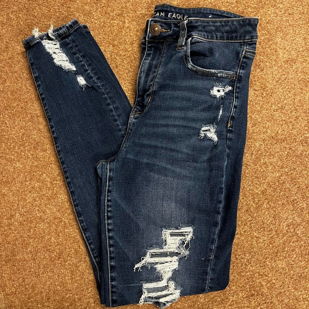 American Eagle Destructed Skinny Jeans